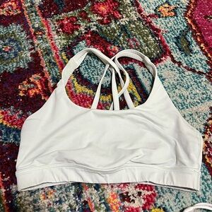 Lululemon Athletica White Sports Bra